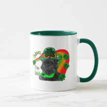 St Patrick's Day Affenpinscher