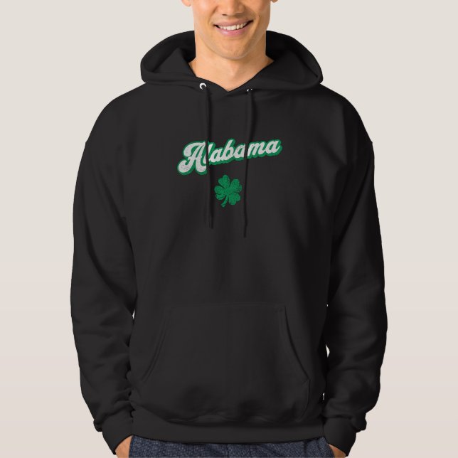 St Patrick's Day Alabama Hoodie (Vorderseite)