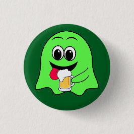 St. Patrick's Day Alkoholisches Getränk und Bier Button