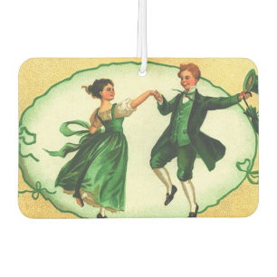 "St. Patrick's Day am Morgen." Vintage-Karte Autolufterfrischer