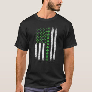 St. Patrick's Day American Flag Irland Vintag Ir T-Shirt