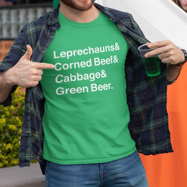 St. Patrick's Day Ampersand Design T-Shirt (Von Creator hochgeladen)