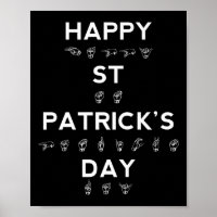St Patrick's Day Asl Deaf Awareness