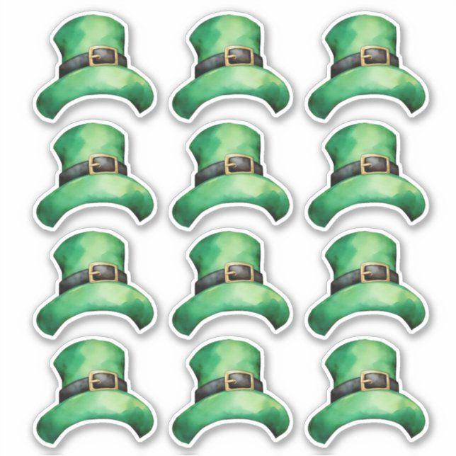 St. Patrick's Day Aufkleber (Vorderseite)