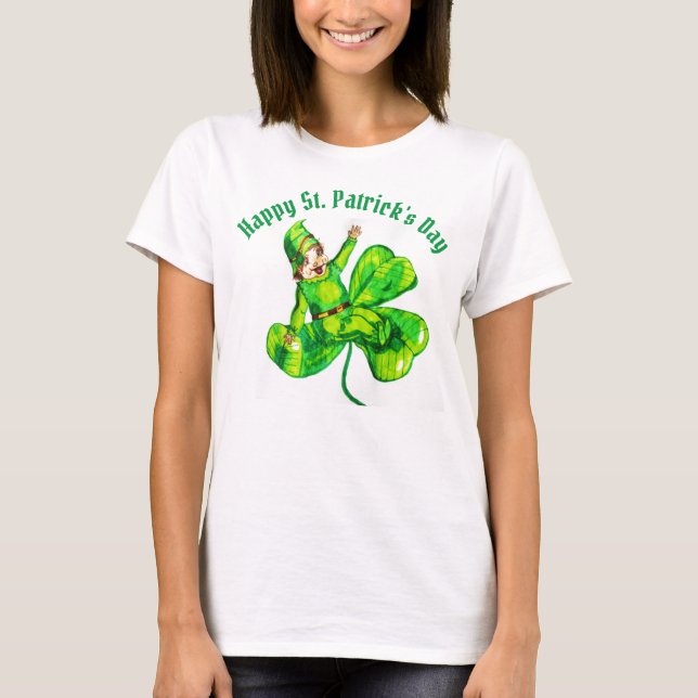 ST. PATRICK'S DAY BABY LEPRECHAUN T - Shirt (Vorderseite)