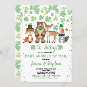 St Patrick's Day Baby Shower by Mail Kleeblatt Einladung
