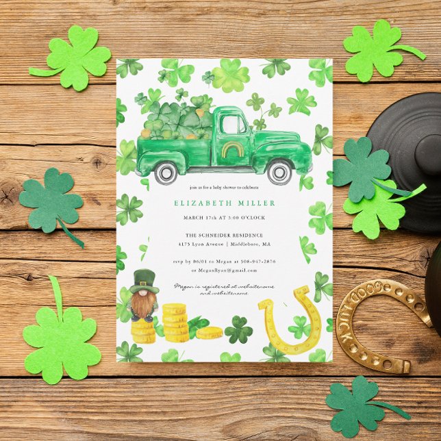 St. Patrick's Day Baby Shower Einladung (Von Creator hochgeladen)