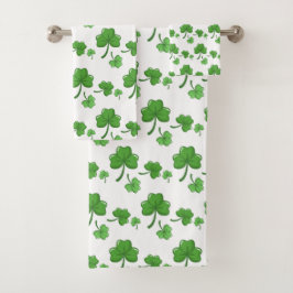 St Patrick's Day Badhandtuch Set