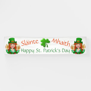 St. Patrick's Day Banner