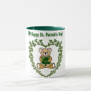 St. Patrick's Day Bärentasse Tasse