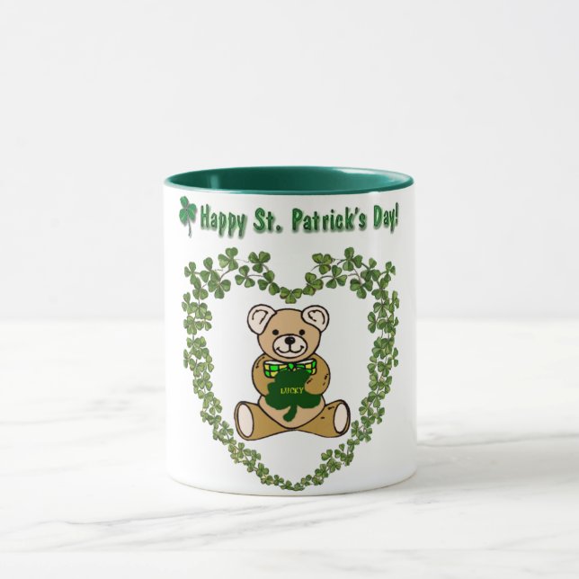 St. Patrick's Day Bärentasse Tasse (Zentrum)