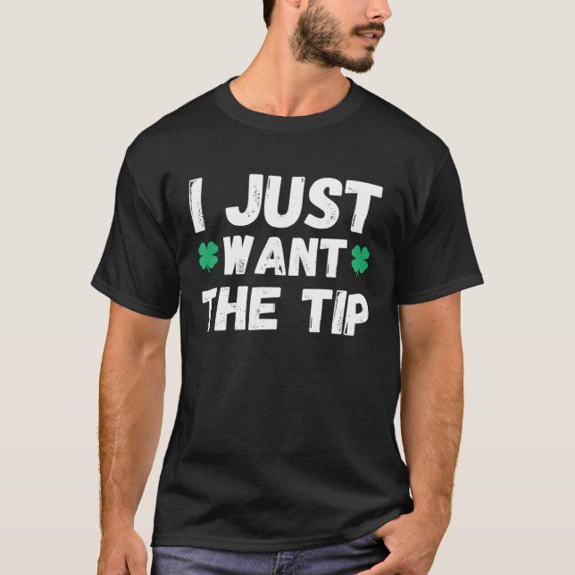 St Patricks Day Barkeeper Tipp für Frauen nur das  T-Shirt (Vorderseite)