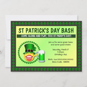 St Patrick's Day Bash Einladung