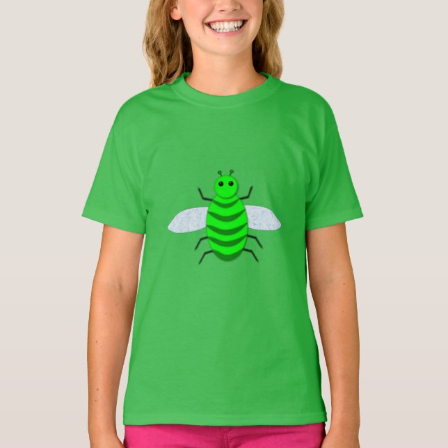 St. Patricks Day Bee T-Shirt (Vorderseite)