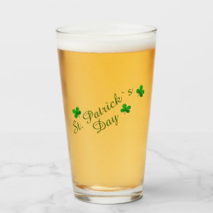 St Patrick's Day Beer Glas
