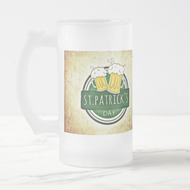 St. Patrick's Day Beer Tasse (Links)