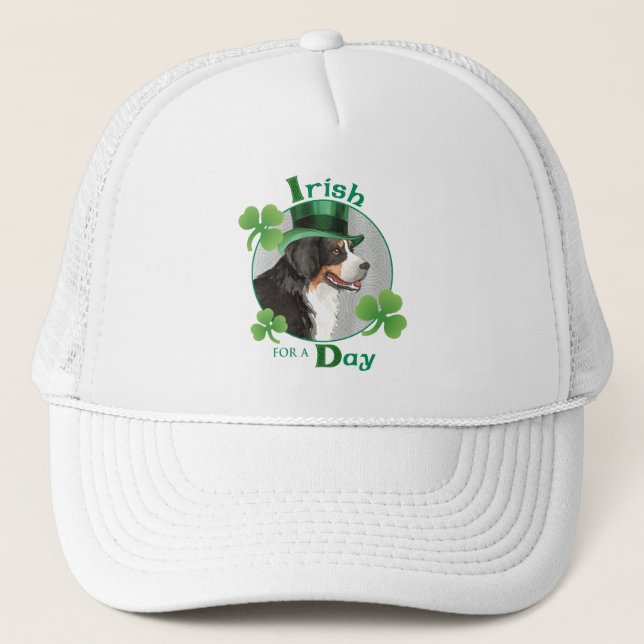 St. Patrick's Day Berner Truckerkappe (Vorderseite)