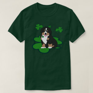 St. Patrick's Day Bernese Mountain Dog T-Shirt