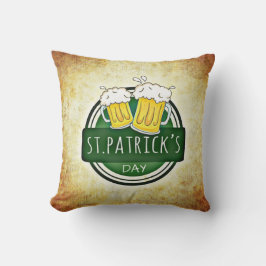 St. Patrick's Day Bers Kissen