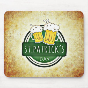 St. Patrick's Day Bers Mousepad