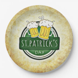 St. Patrick's Day Bers Pappteller