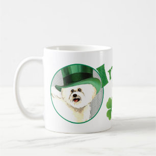 St. Patrick's Day Bichon Kaffeetasse