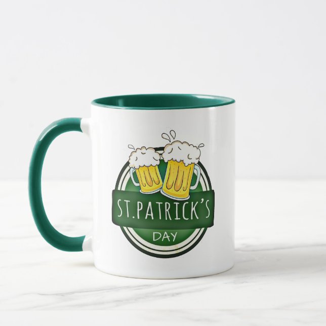 St. Patrick's Day, Bier Tasse, Irish Green Tasse (Links)