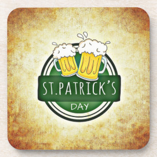 St. Patrick's Day Biere Getränkeuntersetzer