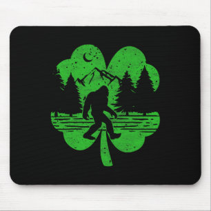 St Patricks Day Bigfoot irischer Sasquatch Sankt P Mousepad