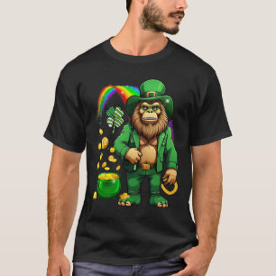 St Patricks Day Bigfoot Regenbogen Patricks Tag 17 T-Shirt