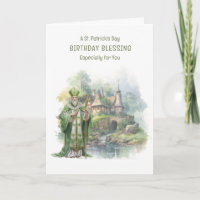 St. Patrick's Day Birthday Rose Celtic Cross