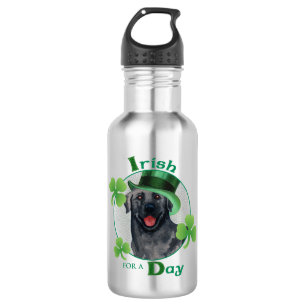 St. Patrick's Day Black Lab Trinkflasche
