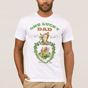 St Patrick's Day Blarney Castle Irish Lucky Vater T-Shirt