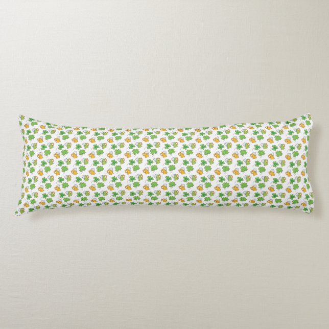 St. Patrick's Day Body Kissen (Vorderseite)