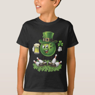 St. Patrick's Day Bowling Drinking Beer Lover Play T-Shirt