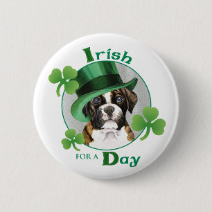 St. Patrick's Day Boxer Button