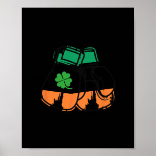 St. Patricks Day Boxfan Irish Handschuhe Paddys Poster