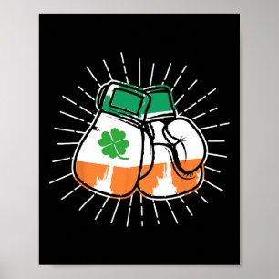 St. Patricks Day Boxfan Irish Handschuhe Paddys Poster