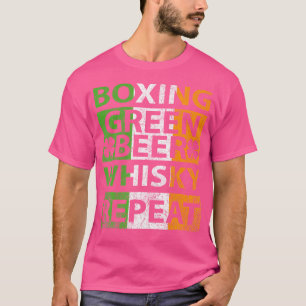St Patrick's Day Boxing Beer Funny Boxer Geschenk T-Shirt