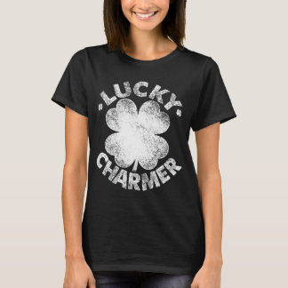 St Patrick's Day Boys Girls Kinder Lucky Charmer 2 T-Shirt
