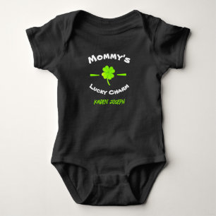 St. Patrick's Day Brauch Mamas Glücksbringer Baby Strampler