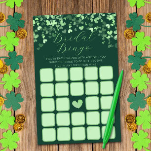St. Patrick's Day Brautparty Bingo Game
