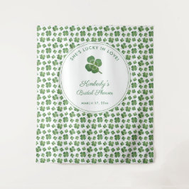 St Patrick's Day Brautparty Foto Hintergrund Wandteppich