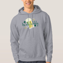 St Patricks Day Bubbly Green Hoodie