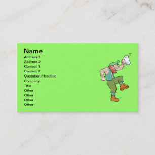 St. Patrick's Day Business Card Visitenkarte