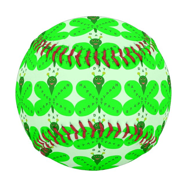 St. Patricks Day Butterfly Baseball (Vorderseite)