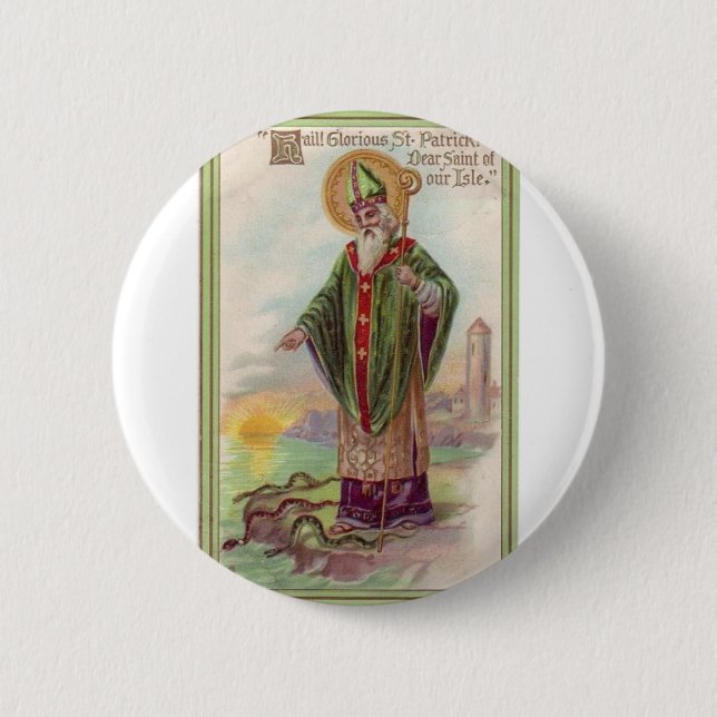 St. Patrick's Day Button (Vorderseite)