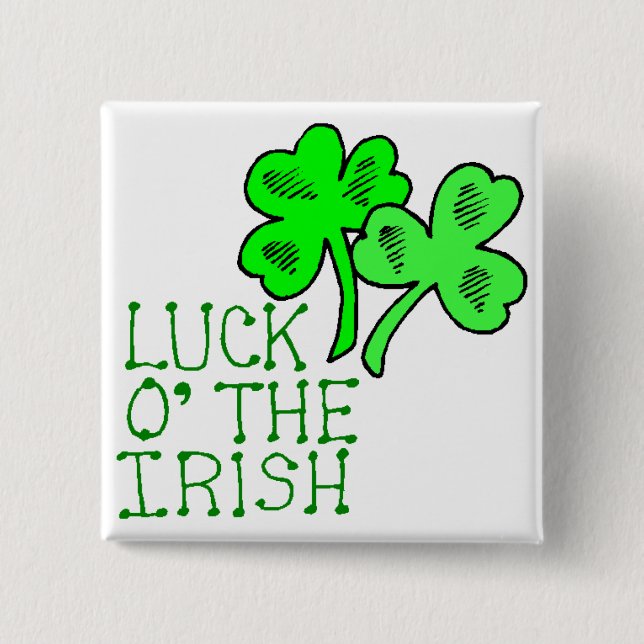 St. Patrick's Day Button (Vorderseite)