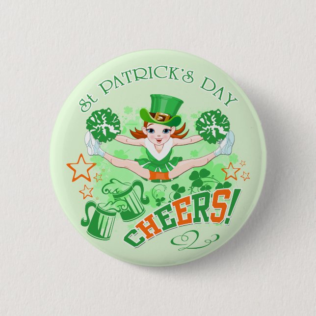 St. Patrick's Day Button (Vorderseite)