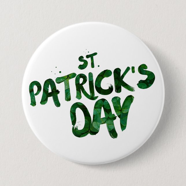 St. Patrick's Day Button (Vorderseite)